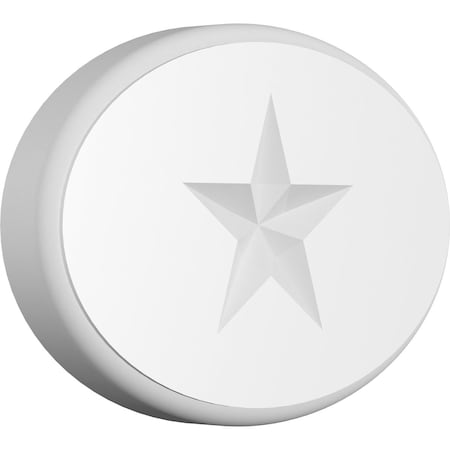 Ekena Millwork Standard Dalton Star Rosette With Rounded Edge, 7"W x 4 3/4"H x 3/4"P ROSP070X048X075DAL08